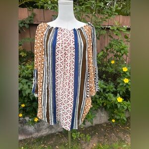 Elan Off the Shoulder Cover Up Dress One Size